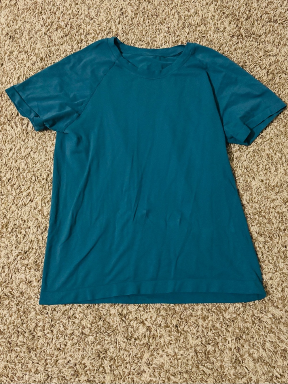 CRZ Yoga Women’s Fitted Running Short Sleeve Shirt - Teal